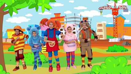 КУКУТИКИ - ПОДЪЕМНЫЙ КРАН - Развивающая веселая песенка про рабочие машинки для детей малышей