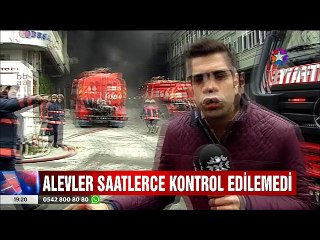 İstanbul'da korkutan yangın Alevler saatlerce kontrol edilemedi