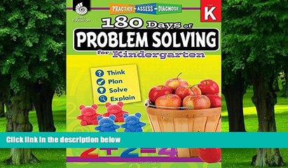 READ FULL  180 Days of Problem Solving for Kindergarten (180 Days of Practice)  BOOOK ONLINE