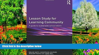 Deals in Books  Lesson Study for Learning Community: A guide to sustainable school reform  Premium