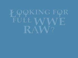 WWE MNR RAW