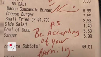 Woman Buys Homophobic Family’s Dinner