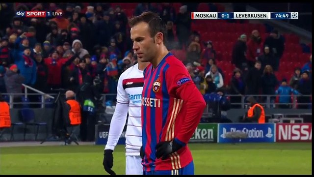 Bibras Natcho Goal HD - CSKA Moscow 1-1 Bayer Leverkusen - 22.11.2016 HD