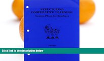 Big Sales  Structuring Cooperative Learning: Lesson Plans for Teachers 1987  Premium Ebooks Online