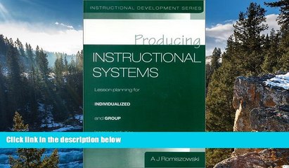 Deals in Books  Producing Instructional Systems: Lesson Planning for Individualized and Group