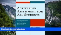 Big Sales  Activating Assessment for All Students: Innovative Activities, Lesson Plans, and