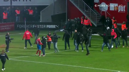 Helsingborgs IF Hooligans attack Jordan Larsson