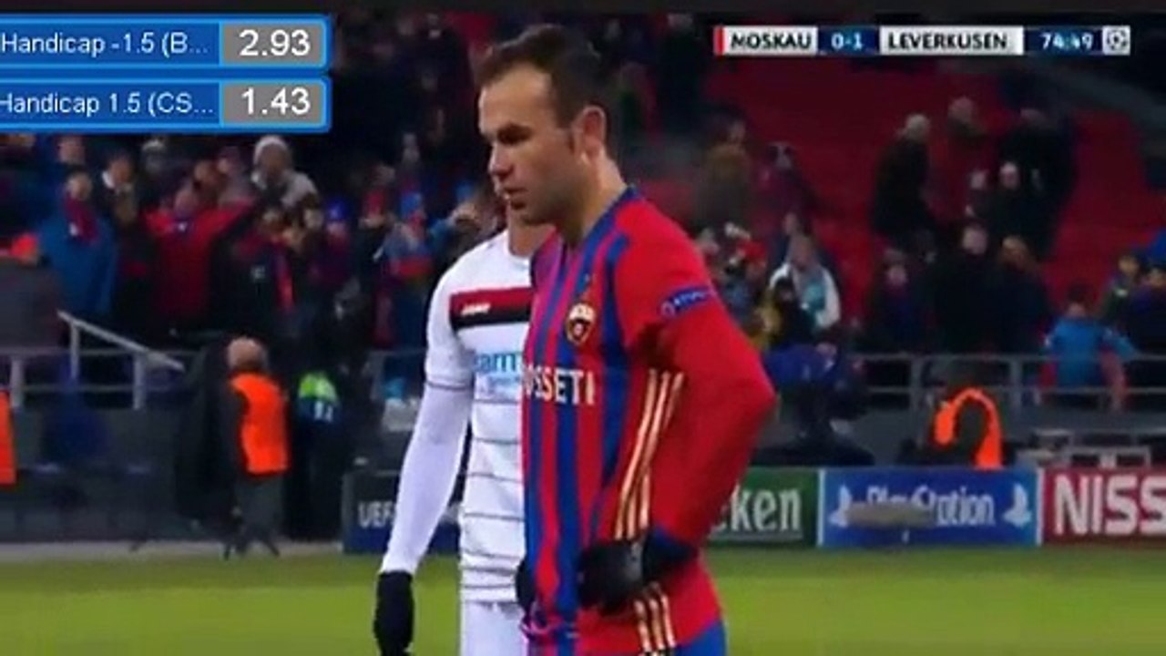 Bibras Natcho Penalty Goal HD - CSKA Moscow 1-1 Bayer Leverkusen 22.11.2016 HD - Video Dailymotion