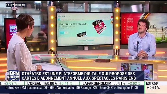 Made in Paris de Othéatro, la plateforme digitale proposant des cartes d'abonnement annuel aux spectacles parisiens - 22/11