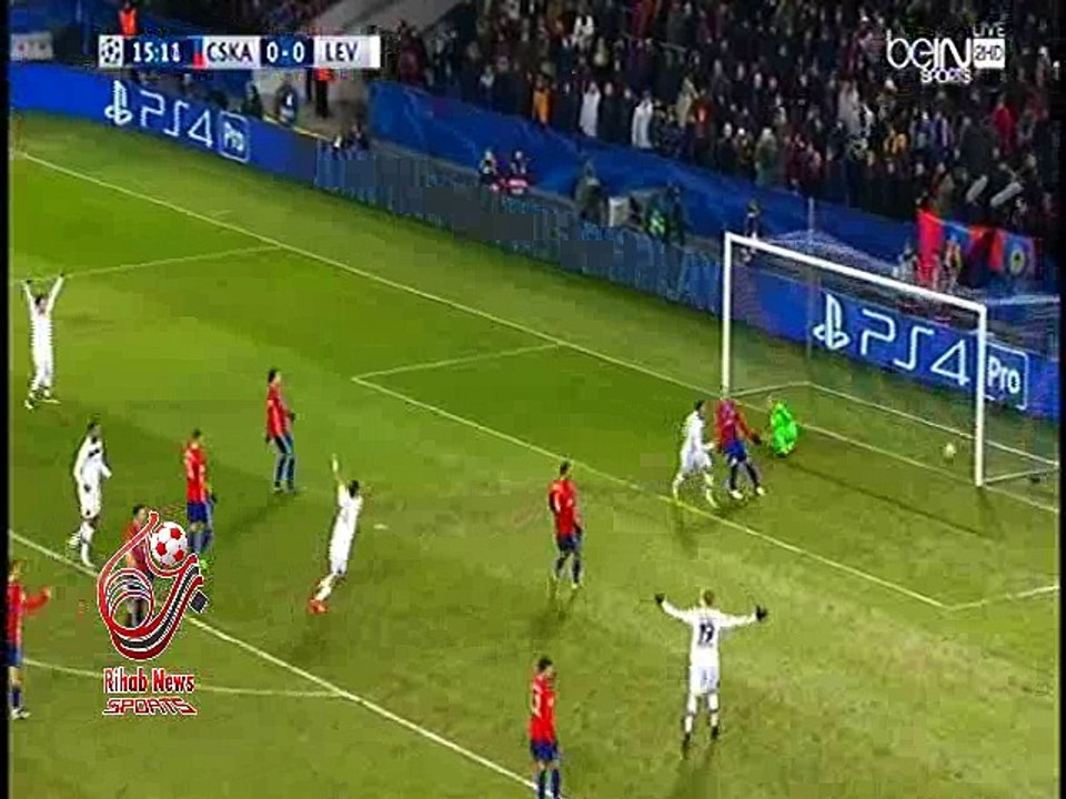اهداف مباراة ( سسكا موسكو 1-1 باير ليفركوزن ) دوري ابطال اوروبا