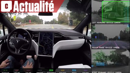Le Pilote Automatique d'une Tesla en action