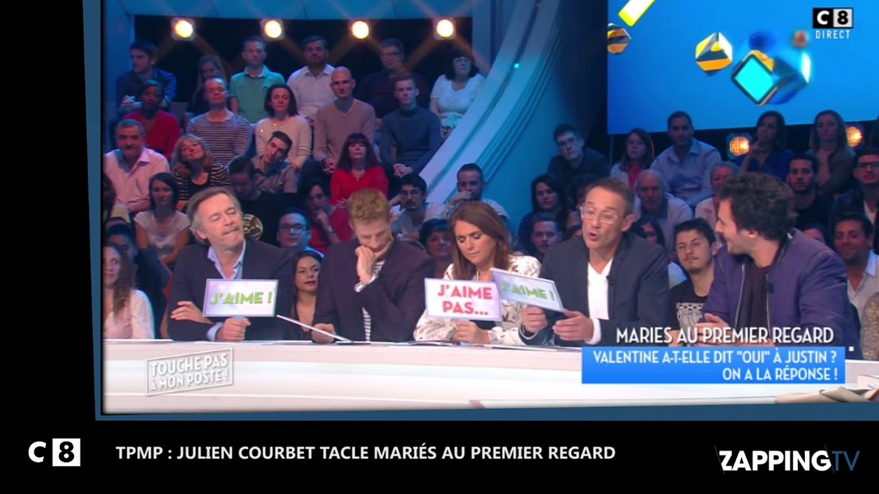 TPMP – Mariés au premier regard : Julien Courbet recadre l’émission, "C’est du foutage de gueule" (Vidéo)