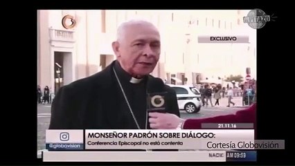 Monseñor Padrón afirmó que la Iglesia no está contenta con resultados del diálogo