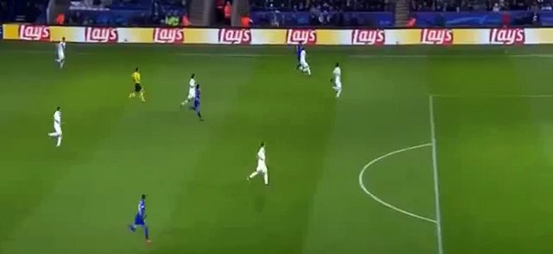 هدف ليستر الاول فى مرمى كلوب بروج بدورى الابطال 22-11-2016