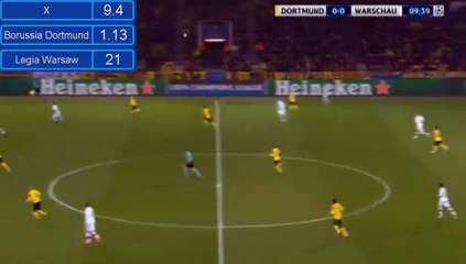 Aleksandar Prijoviu0107 Goal HD - Borussia Dortmund 0-1 Legia Warszawa - 22.11.2016 HD