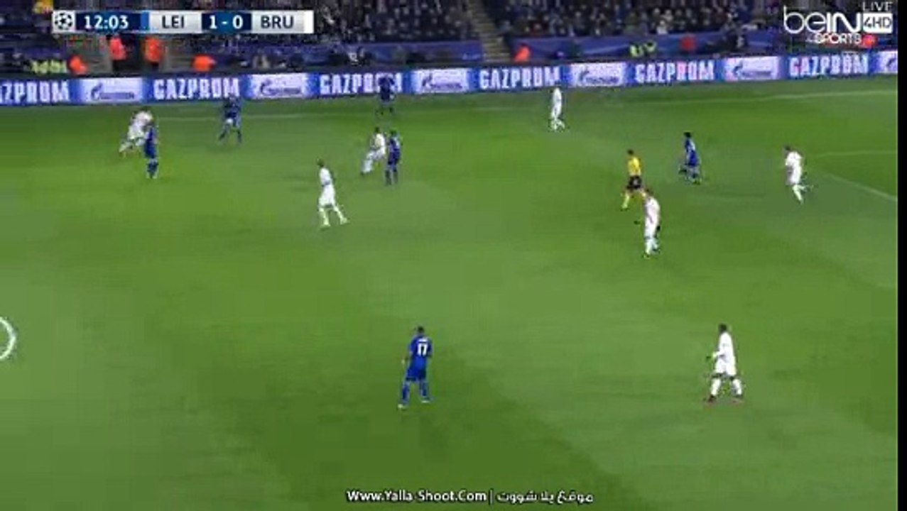 BUT de Riyad Mahrez vs Club Bruges