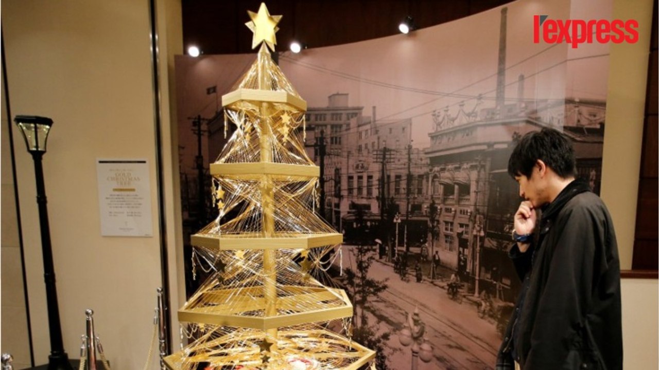 Un sapin de Noël en or à vendre pour 1,5 million d’euros
