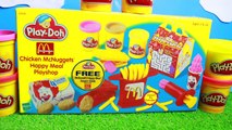 PLAY-DOH McDonalds McNuggets French Fries McFlurry Ice Cream Dessert HAPPY MEAL SURPRISE Fast Food