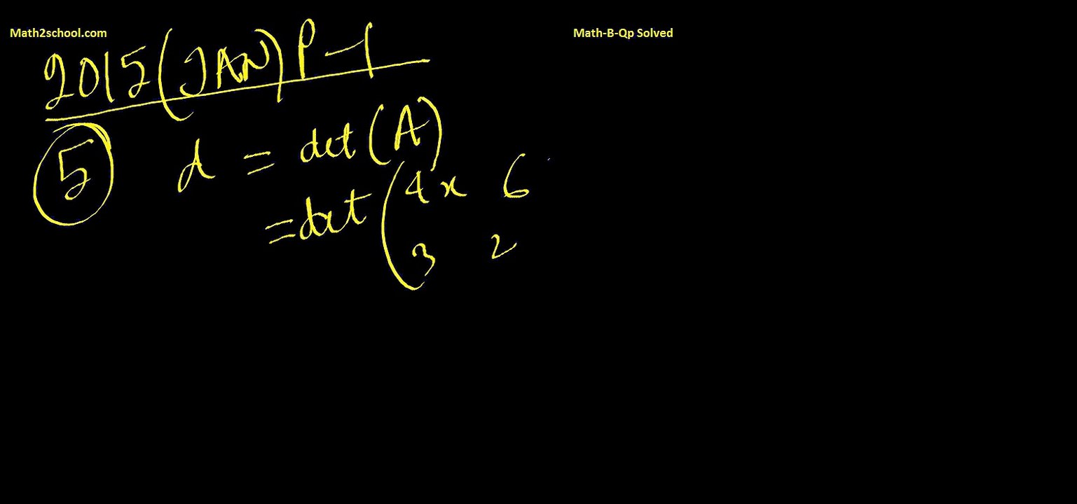 MathsB-QP-2015(Jan)-5