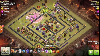 3 Star Th11 Bowler War Attack Strategy After New Update August - YouTube