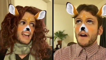 Deer Debate &apos;Road Crossing&apos; In Hilarious Snapchat Sketch