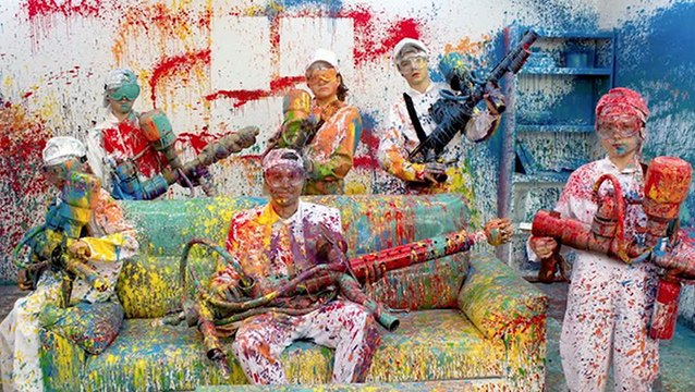 Mark Rober Enlists Help In Extreme Paint Battle