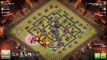TH9 War Strategy - Queen Walk   Mass Dragon Attack - Clash Of Clans