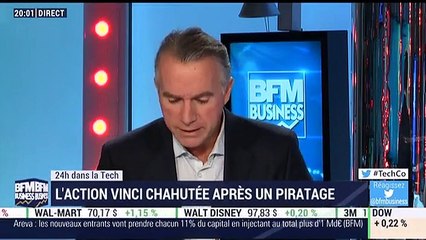 24h dans la Tech: L'action Vinci chahutée après un piratage - 22/11