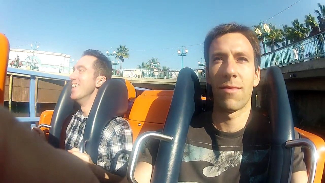 roller coaster rider falls asleep