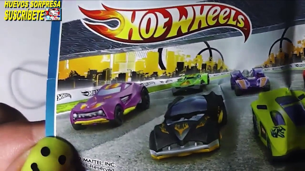 3 Huevos sorpresa, Angry birds, StarWars y kinder, con coche de Hotwheels, de chocolate