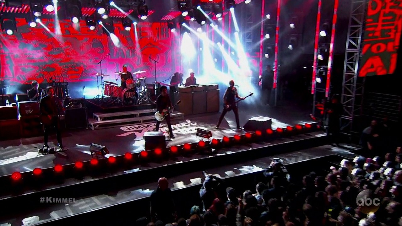 Green Day on Jimmy Kimmel 11-21-16