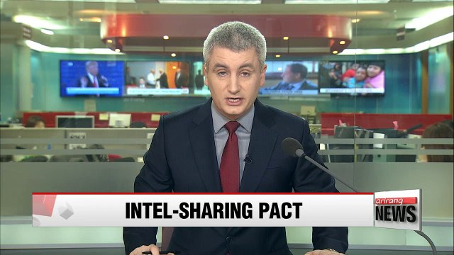 S. Korea, Japan set to officially sign intel-sharing deal on Wednesday