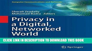[READ] Online Privacy in a Digital, Networked World: Technologies, Implications and Solutions