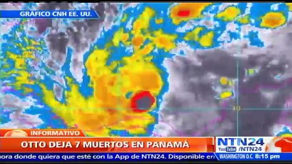Meteoróloga costarricense habla en NTN24 sobre el impacto del huracán Otto en el Caribe
