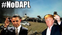 #NoDAPL Protesters Sprayed In Freezing Temps, Anti-Trump, Obama Is A Scumbag