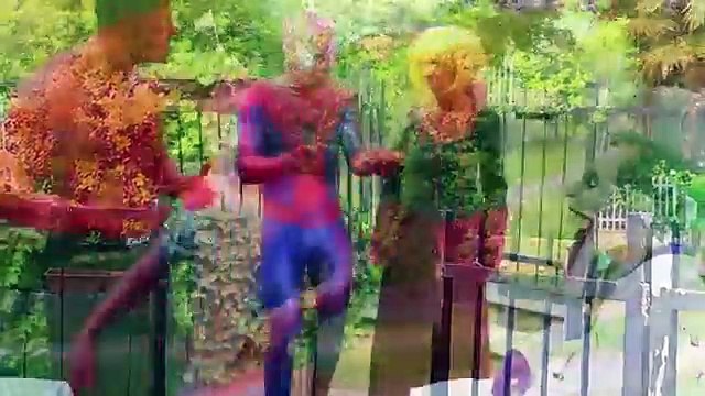 Hulk Becomes Joker Hulk w Spiderman, Frozen Elsa, Lady Hulk, Pink Spidergirl & Candy
