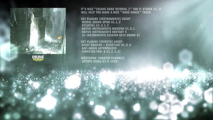 COLOVE Hard Tutorial 1 for FL Studio