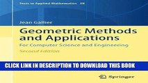 [READ] Online Geometric Methods and Applications: For Computer Science and Engineering (Texts in