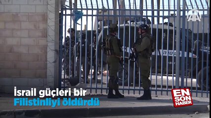 İsrail güvenlik güçleri, bir Filistinli genci vurarak öldürdü
