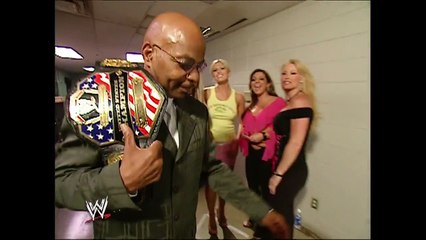 Theodore Long & Torrie Wilson & Miss Jackie & Sable & Dawn Marie Backstage SmackDown 07.29.2004