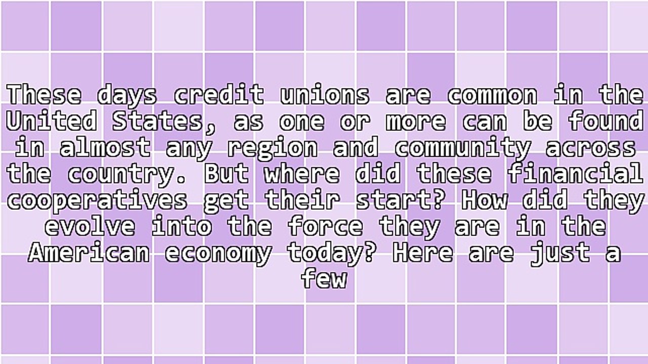 Milestone Moments in the History of Credit Unions