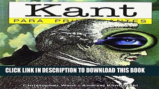 Best Seller Kant para principiantes / Kant for Beginners (Spanish Edition) Free Download