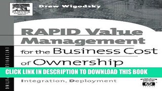 [READ] Online RAPID Value Management for the Business Cost of Ownership: Readiness, Architecture,