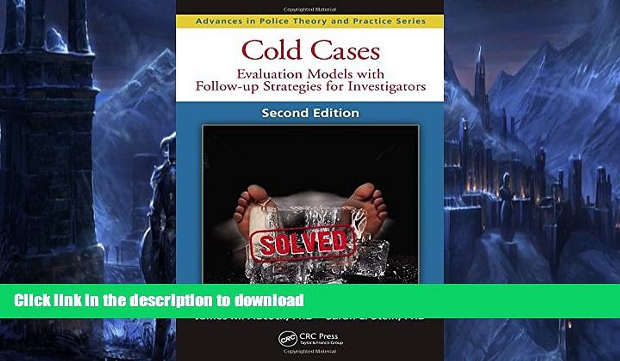 FAVORITE BOOK  Cold Cases: Evaluation Models with Follow-up Strategies for Investigators, Second