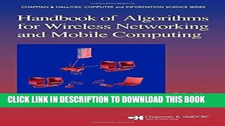 [READ] Online Handbook of Algorithms for Wireless Networking and Mobile Computing (Chapman