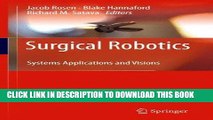 [PDF] Online Surgical Robotics: Systems Applications and Visions Full Epub