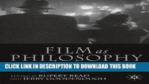 [PDF] Film as Philosophy: Essays in Cinema after Wittgenstein and Cavell Popular Online