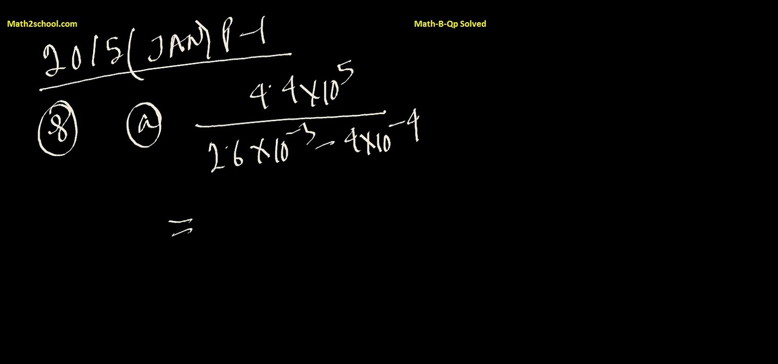 MathsB-QP-2015(Jan)-8