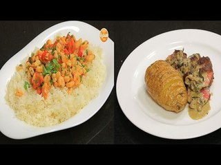 فيليه مشوي بصوص مشروم - جمبري ديافولو  | مطبخ 101 حلقة كاملة