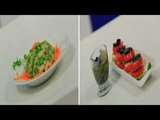 جمبري بالبسلة والارز - سلطة طماطم بالجبنة | شبكة و صنارة حلقة كاملة